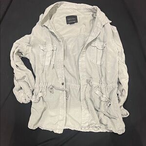 Sanctuary Light Gray Utility Jacket